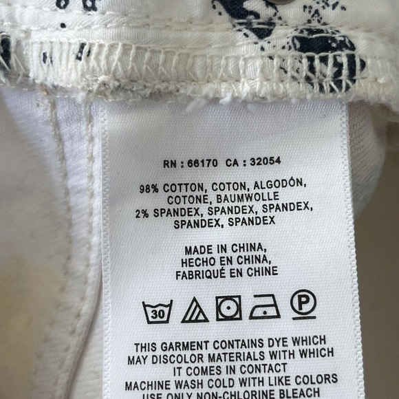 Anthropologie Pilcro Letterpress Jeans 28 Cropped High Rise Bootcut Lemon Grove - Picture 9 of 10